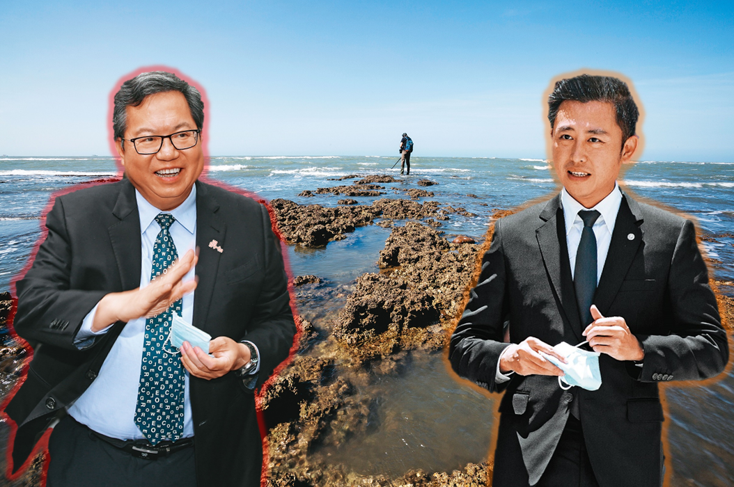 桃園市上演綠色執政保衛戰！因藻礁公投標的大潭藻礁就在此，更牽動鄭文燦的市長接班布局；新竹市長林智堅是否轉進參選桃園市長，也與他的接班人選相互連動。