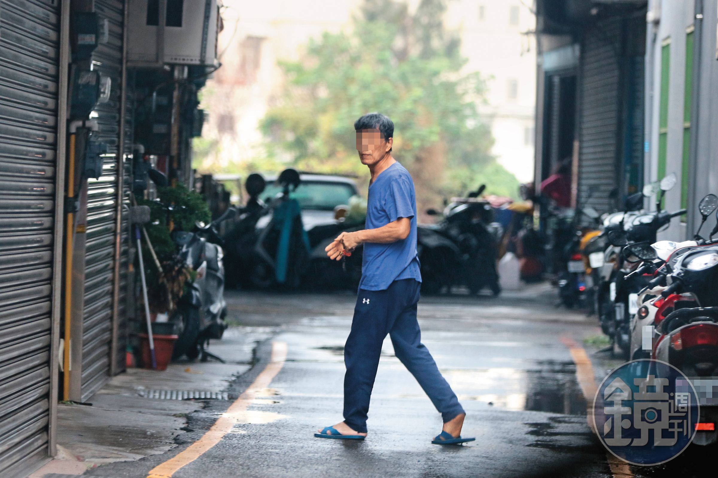 原愛與江宏傑婚變，引起外界關注，江宏傑一家也嚴陣以待。圖為江宏傑父親。