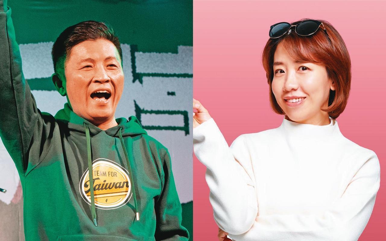 柯建銘力挺的鄭宏輝(左圖)與在地議員李妍慧(右圖)近日積極暖身、甚至「網內互打」,連林智堅都出面提醒雙方克制。