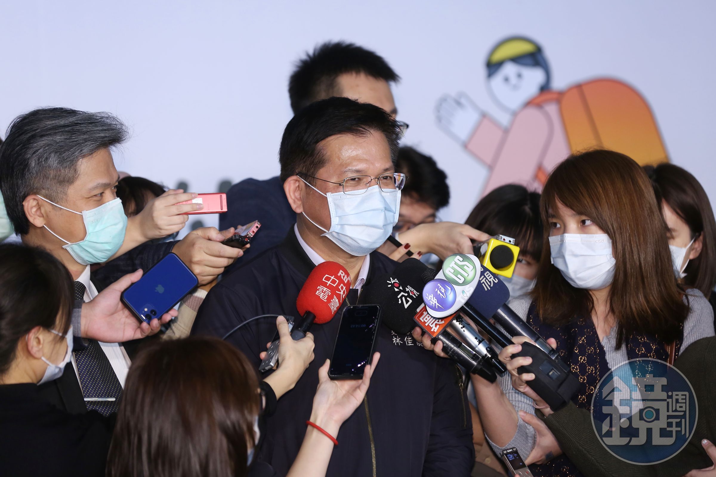 交通部長林佳龍今表示如果有需要，自己很樂意施打疫苗。（本刊資料照）
