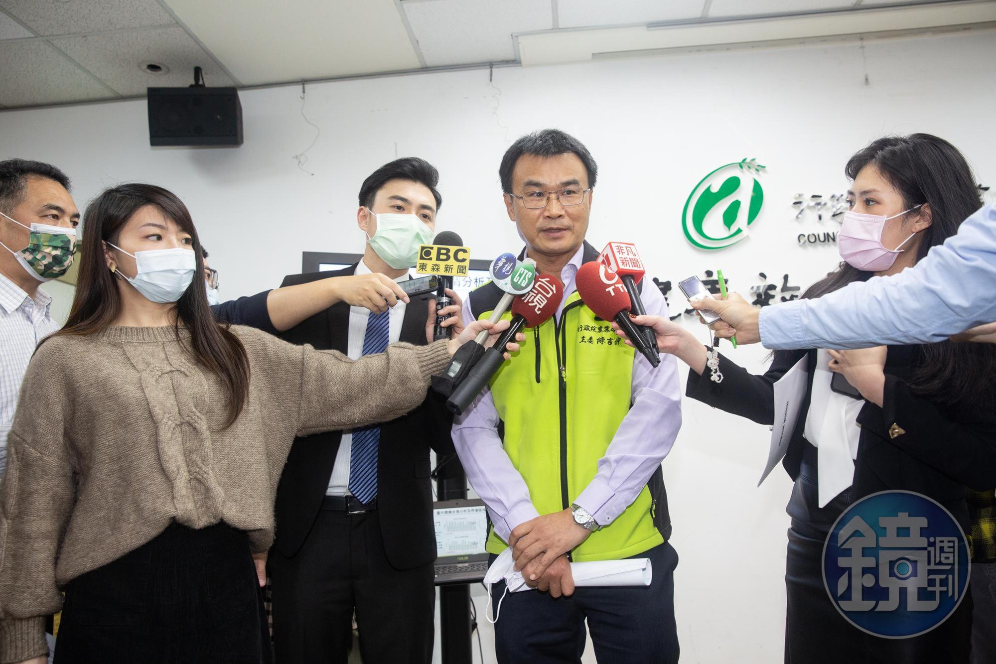 農委會主委陳吉仲今表示,他認為中國禁鳳梨沒有政治因素介入。(本刊資料照)