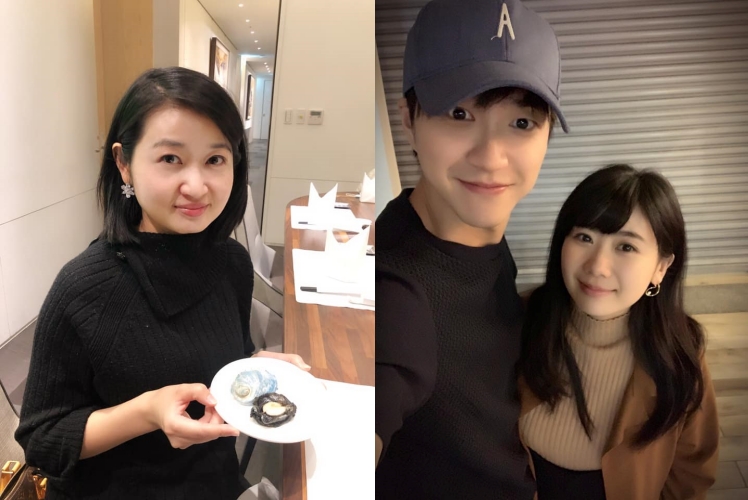 眼科醫師黃宥嘉（左圖）在臉書粉絲團分享她對福原愛（右圖右）與江宏傑（右圖左）婚變的看法。（翻攝自黃宥嘉臉書粉絲團、福原愛臉書）