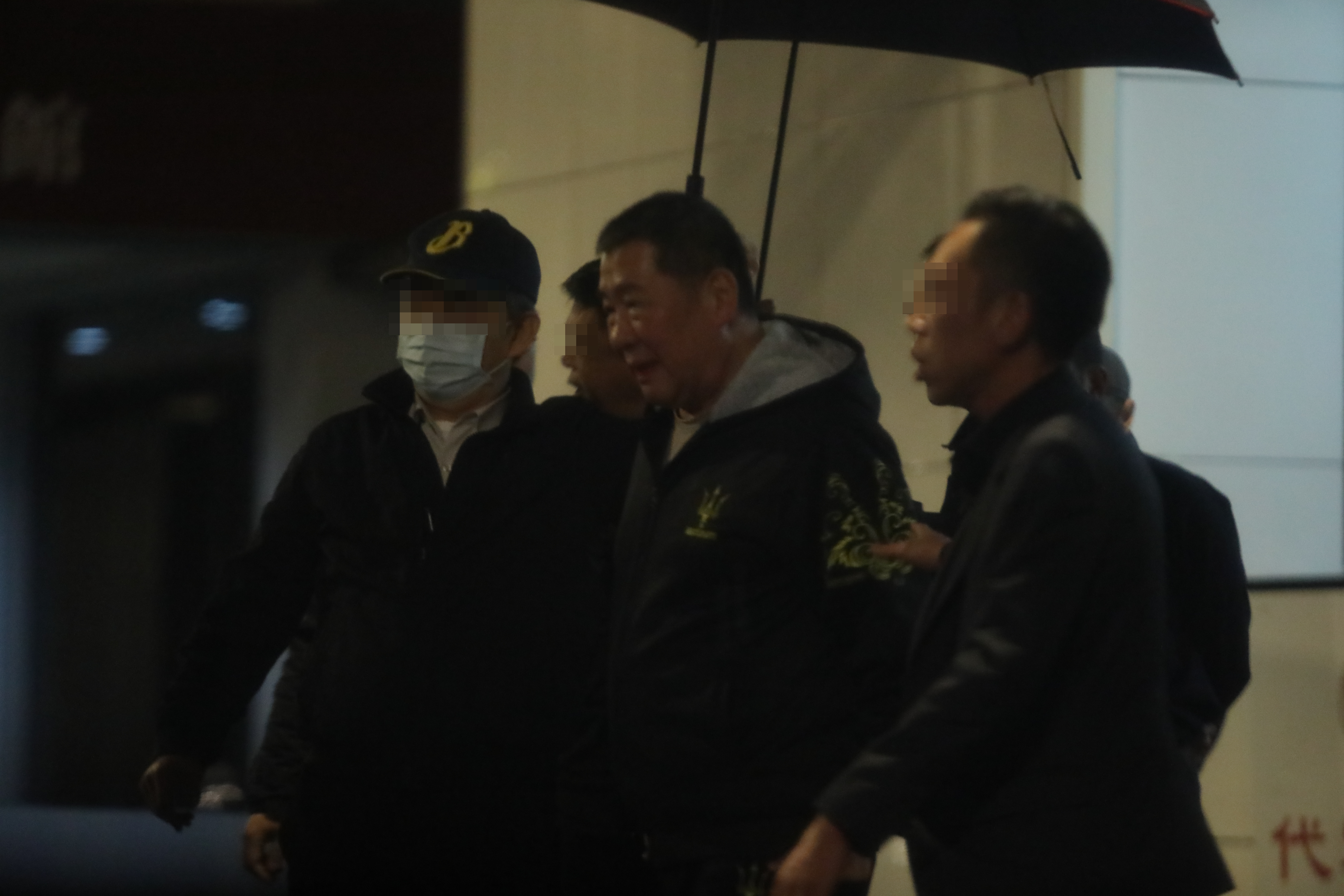 四海幫幫主楊德昀去年12月16日晚間7點多前往蘇文帝的送行餐會。