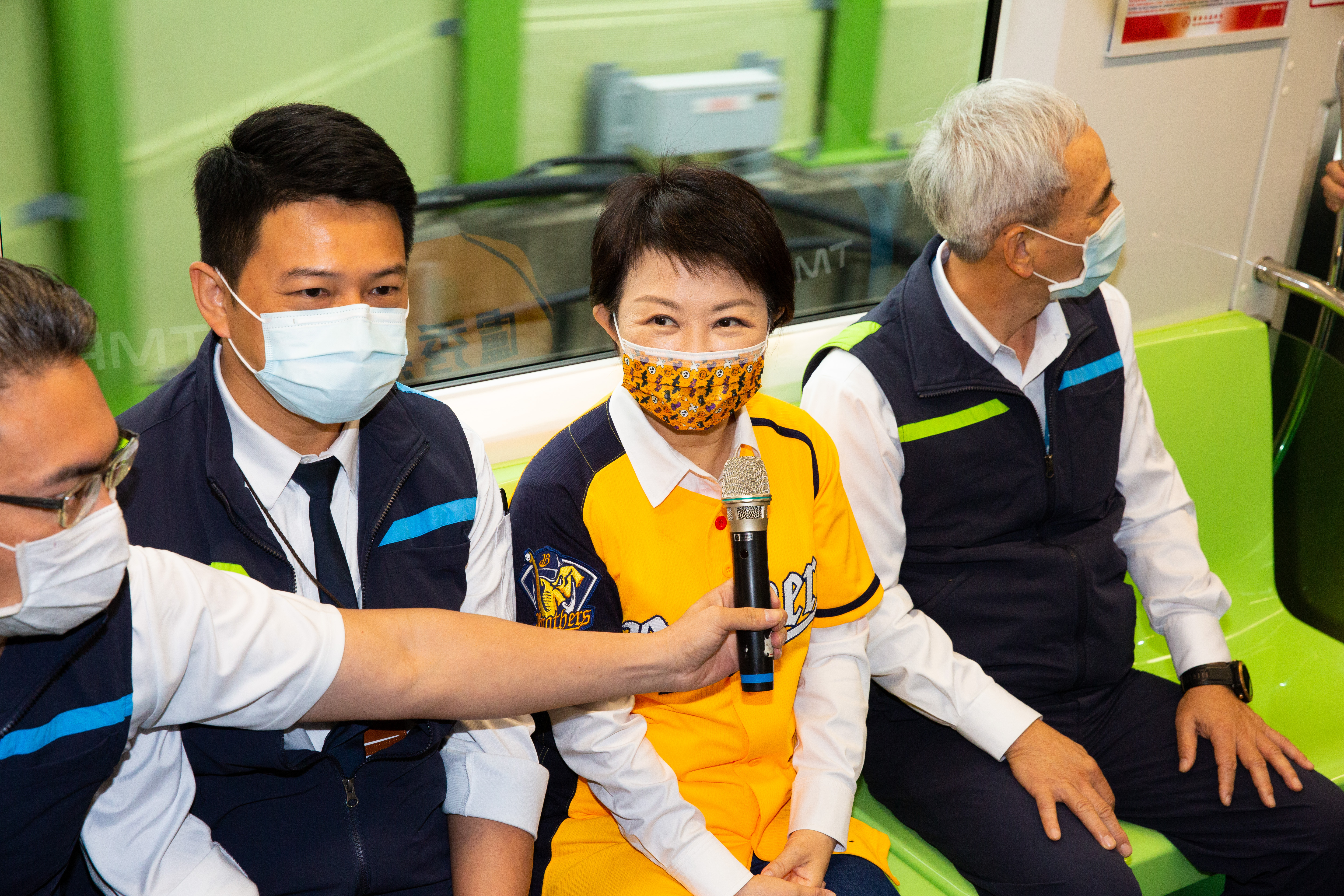 今日台中捷運綠線恢復試營運，市長盧秀燕表示「我很感動」。（本刊資料照）