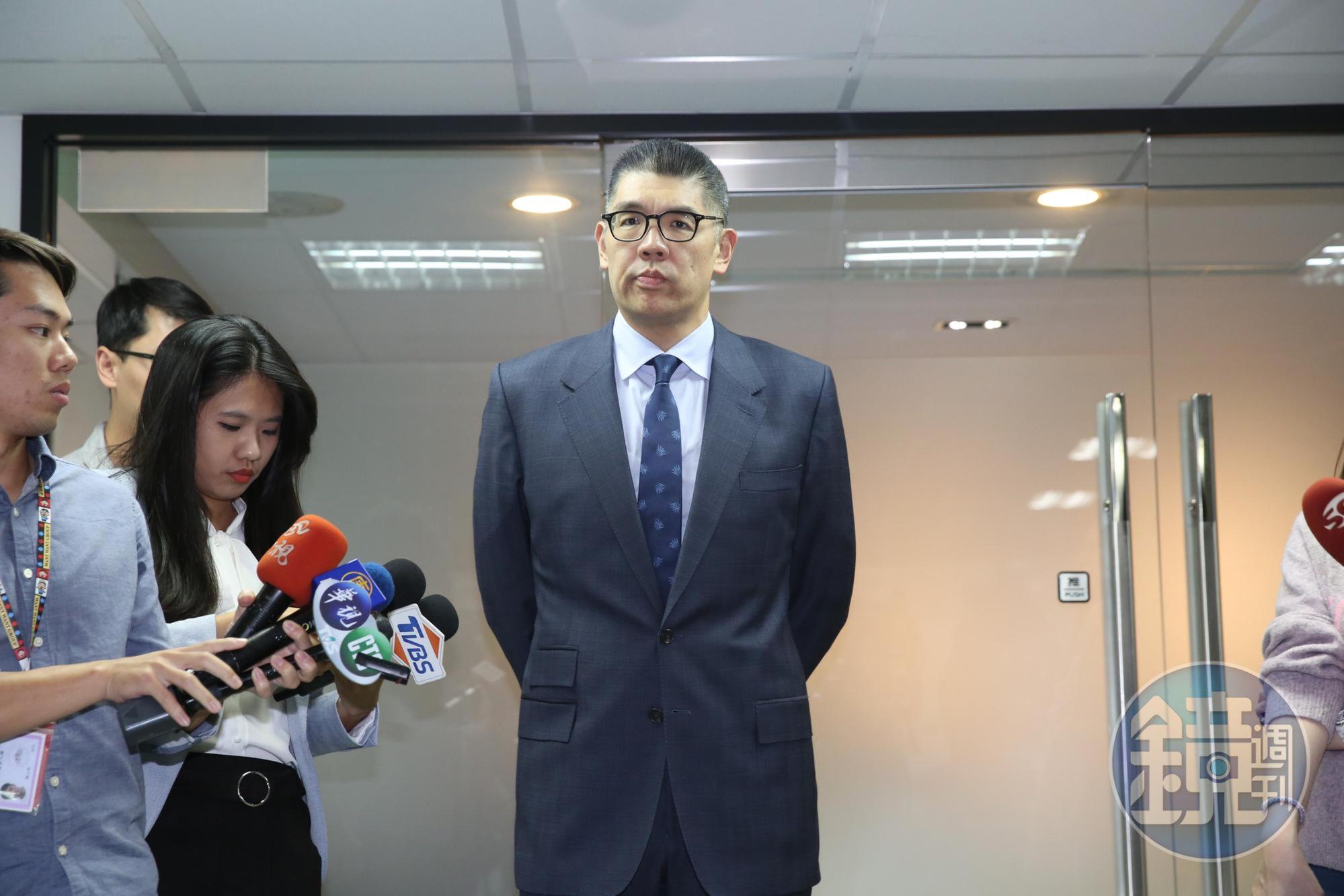 國民黨智庫副董事長連勝文認為，總統蔡英文施打國產疫苗是一場作秀。（本刊資料照）