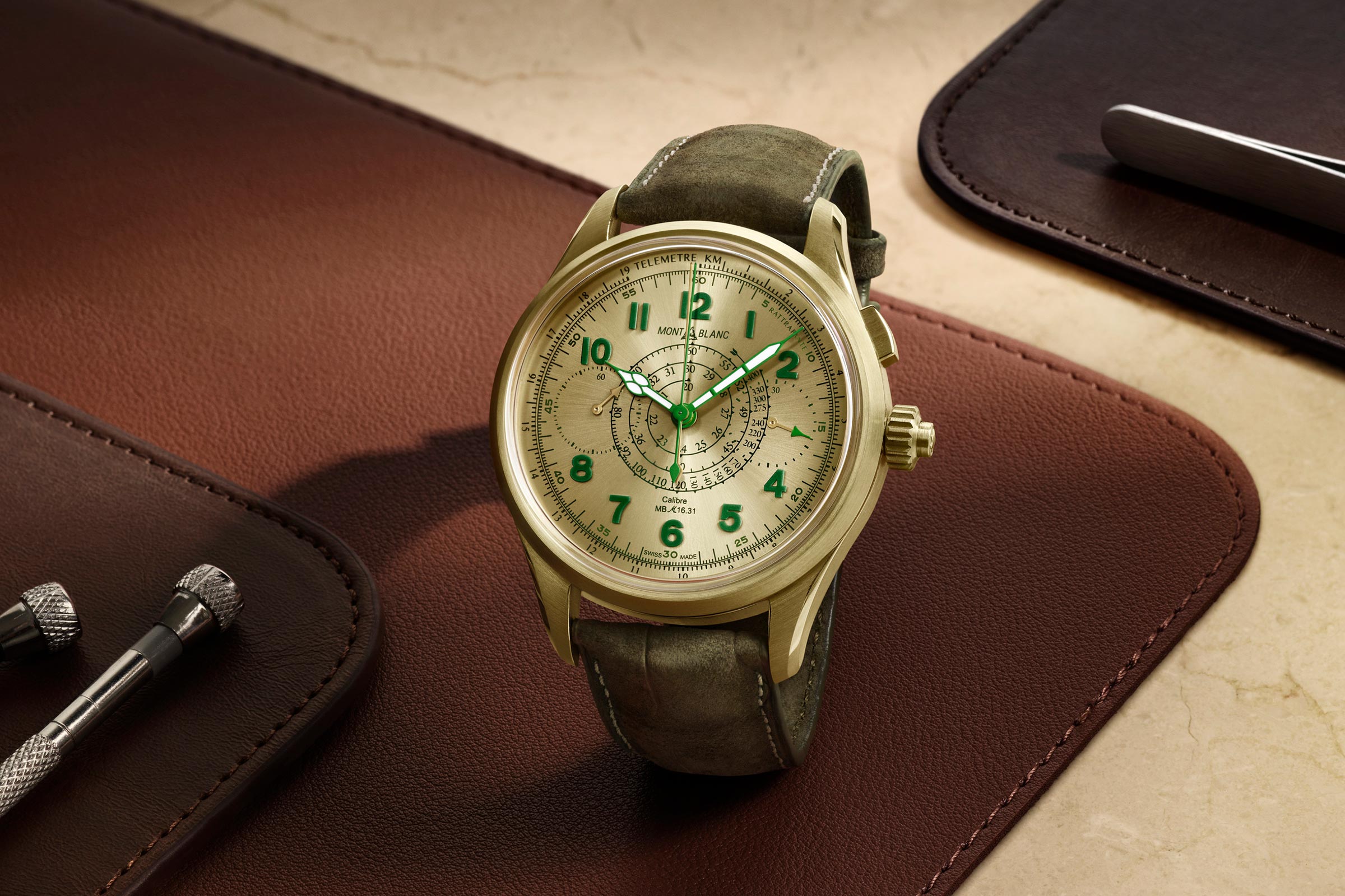 【新錶2021】萊姆新口味！萬寶龍推出新款1858系列追針計時碼錶