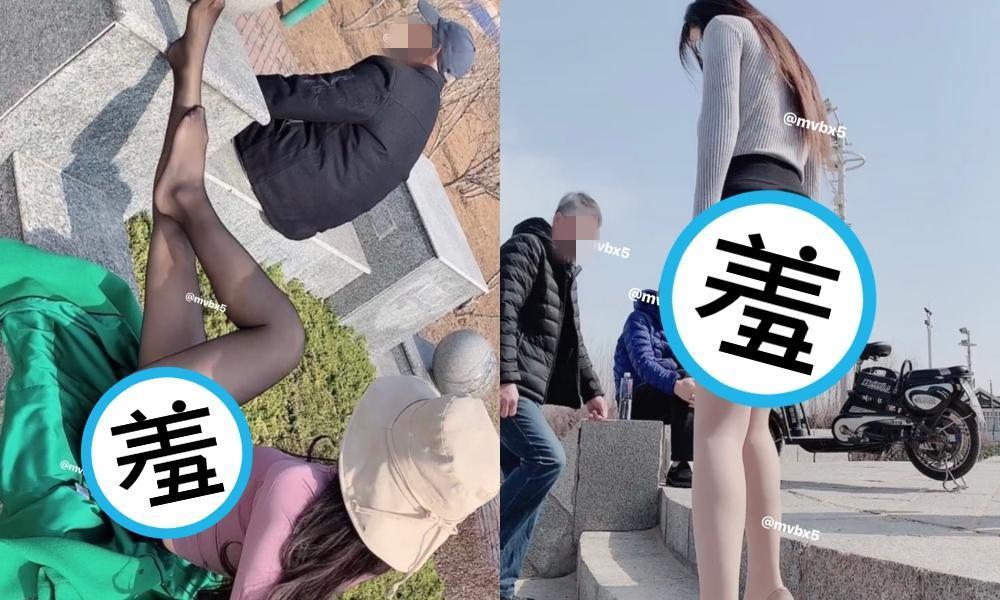 香港網友「QT淺」對於絲襪有特殊偏好。(翻攝自推特)
