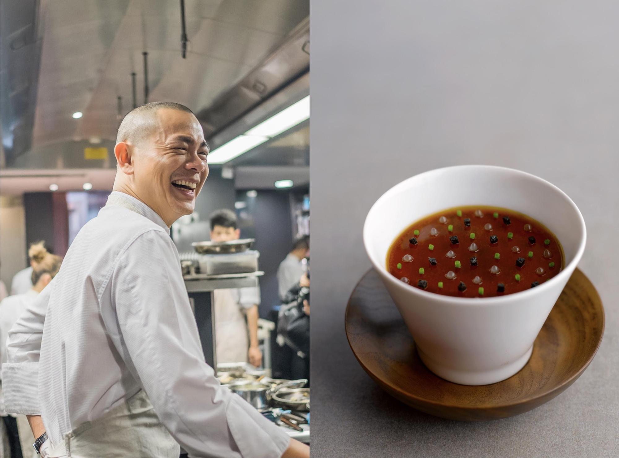 江振誠強勢回歸RAW廚房,首季推出Restaurant ANDRE經典菜色,如黑松露鴨肝暖凍。(RAW提供)