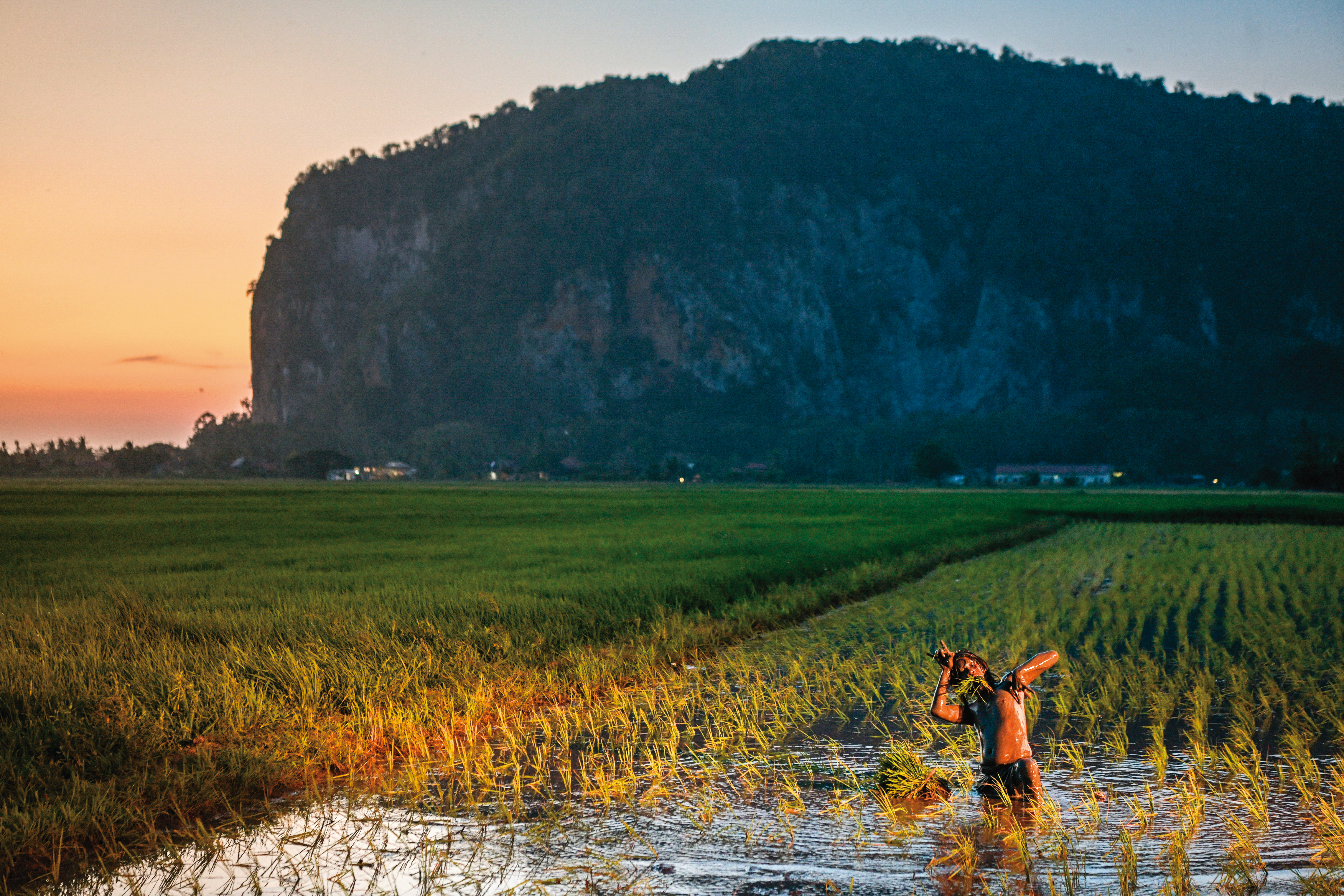 《南巫》在張吉安家郷、馬來西亞與泰國邊境吉打州實景拍攝，由於地處偏遠、題材特殊，籌資不易。（傳影互動提供）