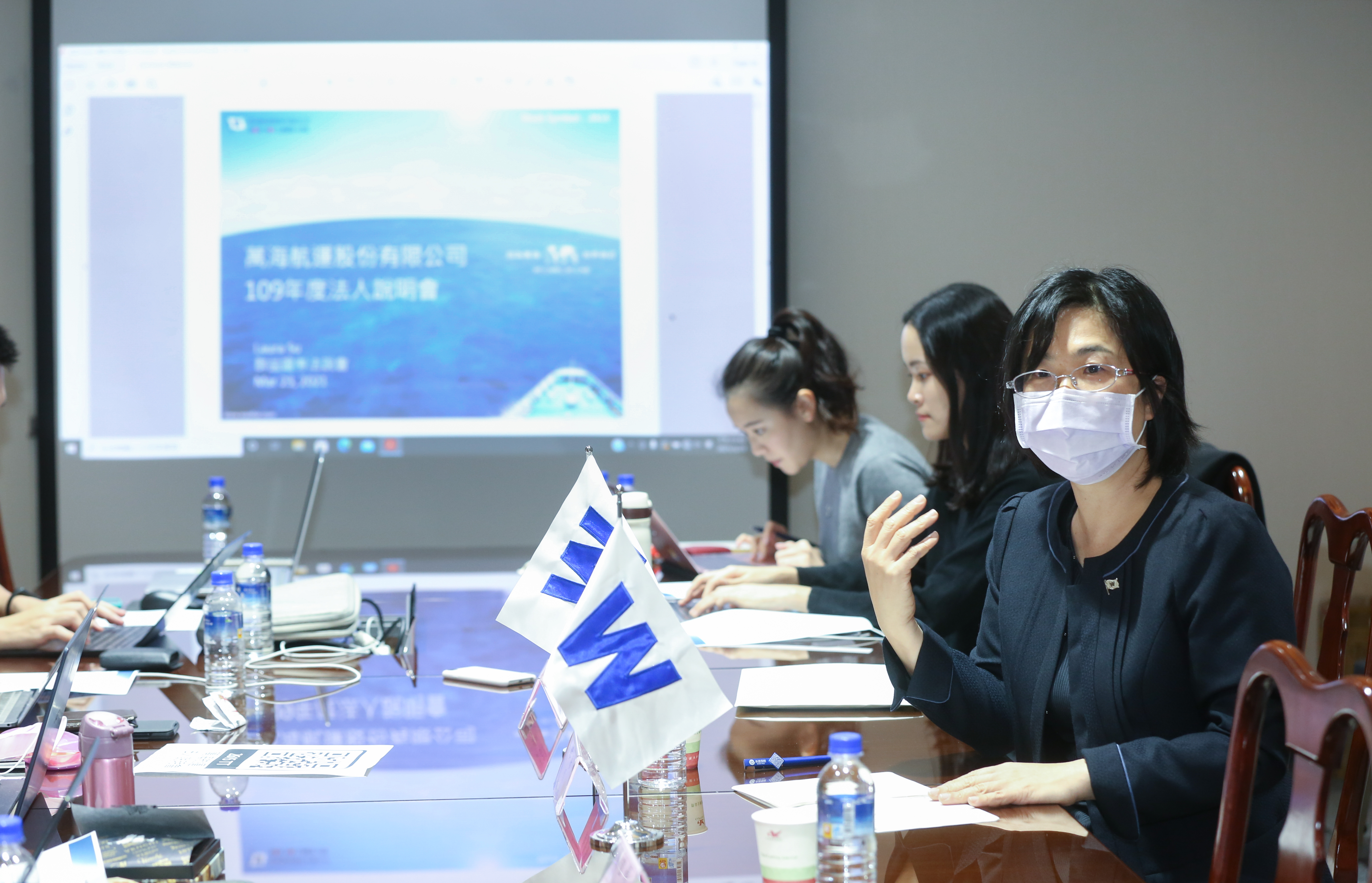 萬海在法說會時表示，未來公司將增購新船，回應市場需求。