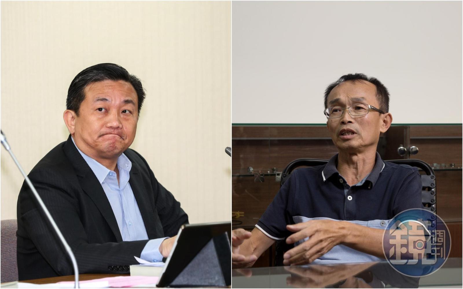 立委王定宇(左)所在的台南市第6選區被視為綠營票倉,「最強里長」陳永和(右)宣布參選引發關注。(本刊資料照)