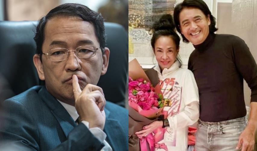 「發嫂」陳薈蓮（右圖左）表示周潤發（右圖右）相當欣賞廖啓智（左圖），沒想到對方會走得這麼快。（翻攝自電視劇《教束》官網劇照、周潤發吧微博）