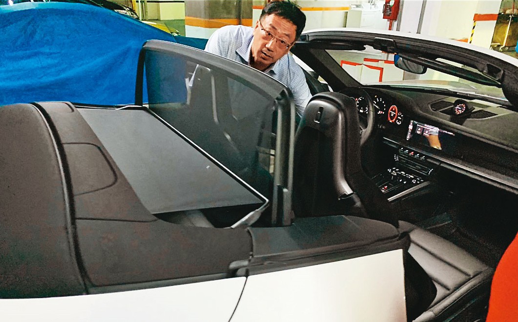 福華集團第二代廖德修2019年過世，因無子嗣，名下資產已過戶給特助蕭琦晃（圖）。（讀者提供）