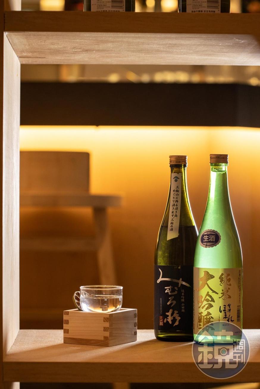 清酒吧可以品嘗精選的日本酒。