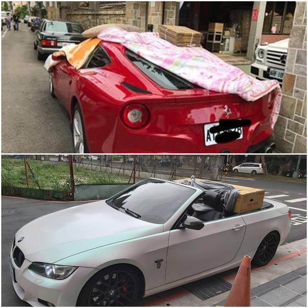 留言區釣出更多名車曬物的照片。(翻攝自爆廢1公社)