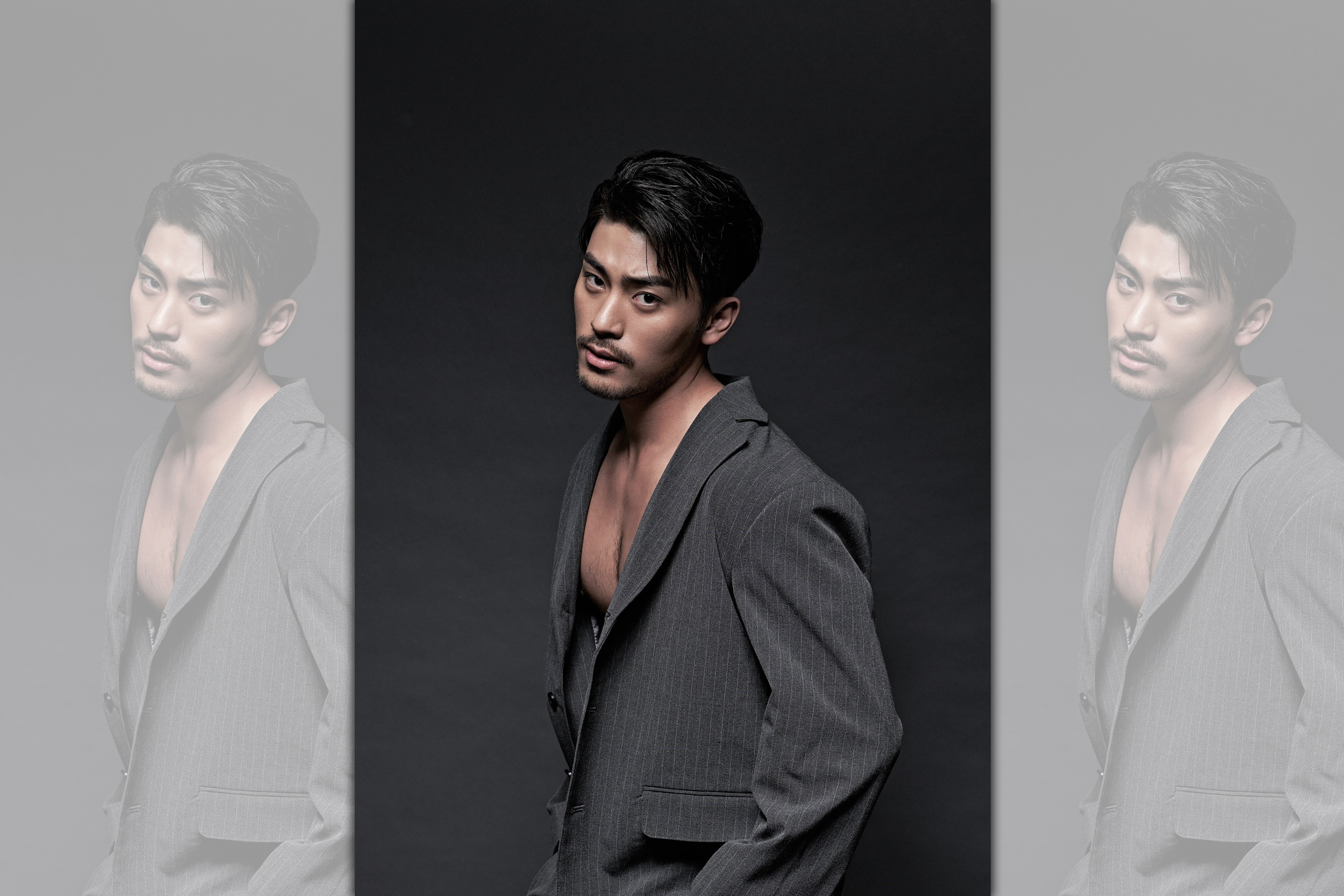 徐愷爲新戲《山中森林》做大轉變，挑戰演壞壞黑社會角頭角色。（碧麒沃客提供）