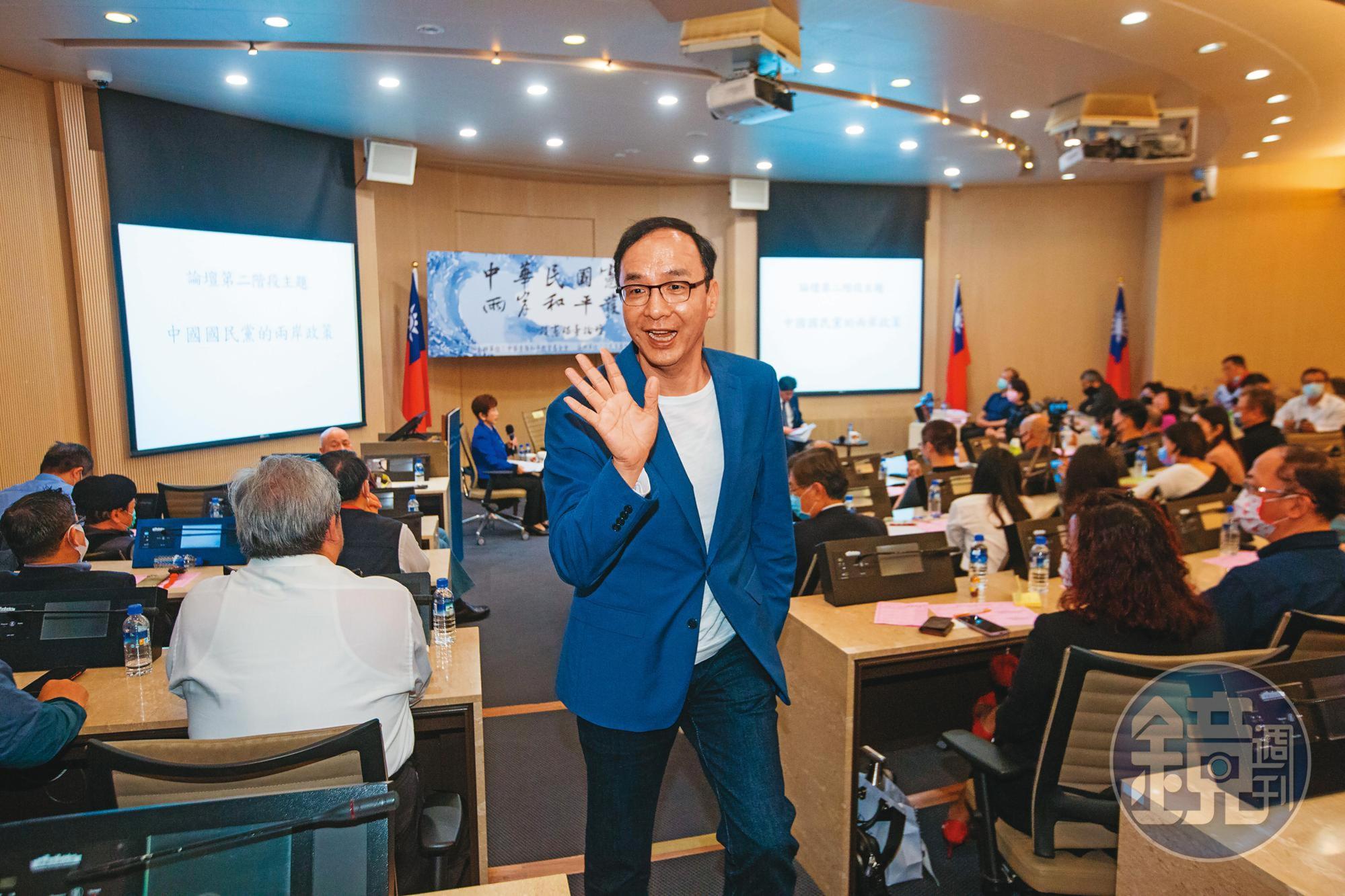 原預計在4月初宣布參選的朱立倫,目前傾向延後表態的時程。