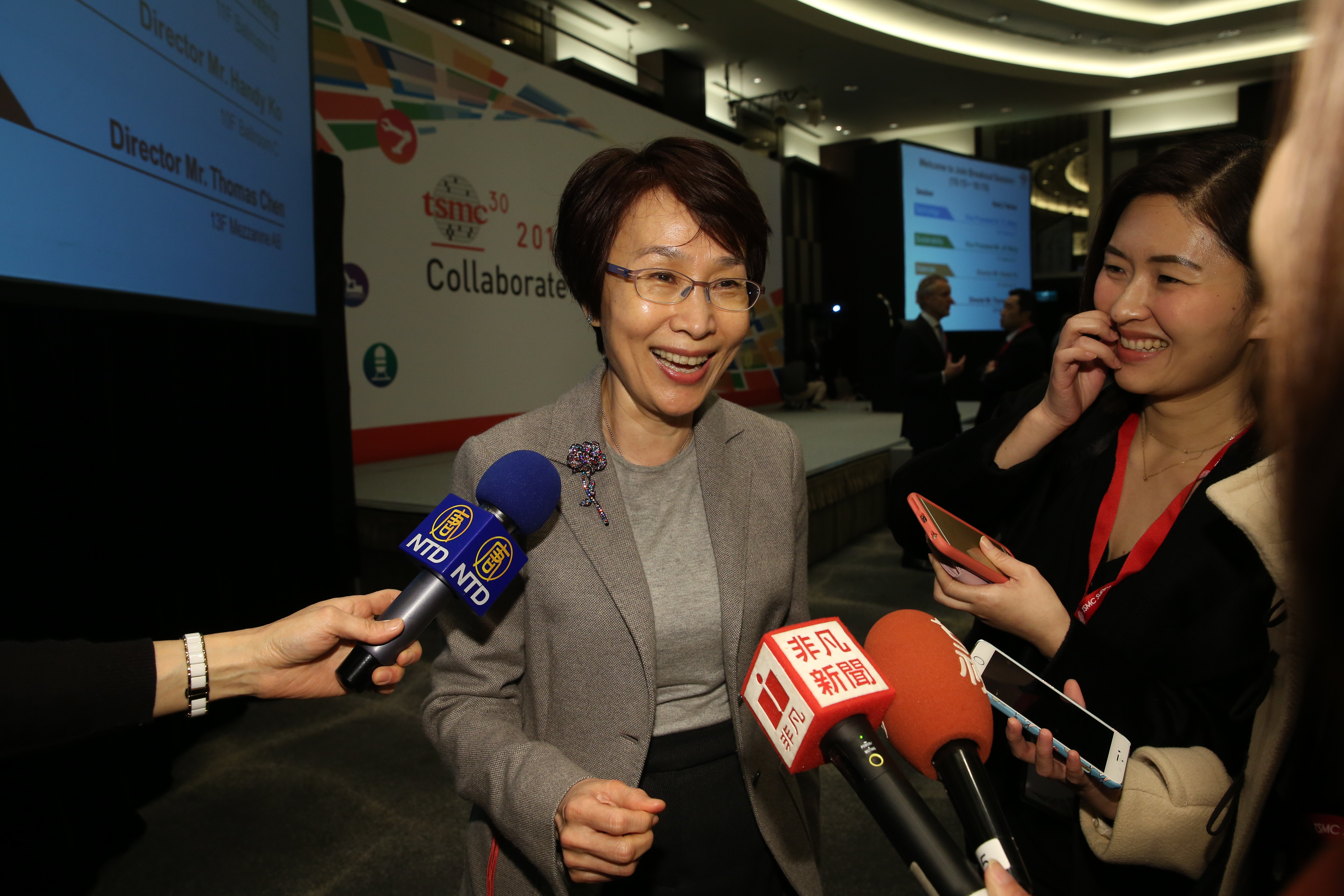 前台積電代理發言人孫又文（圖），獲黃育仁提名為獨立董事候選人。（本刊資料照）