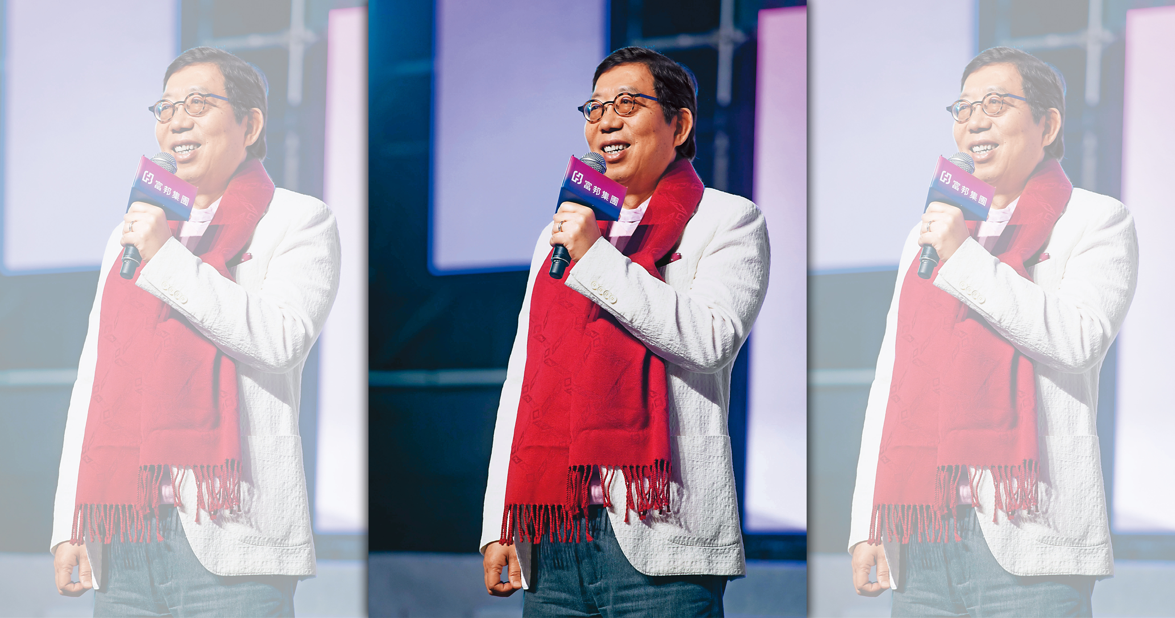 富邦金董事長蔡明興成功併購日盛金，最近眉開眼笑。（富邦金提供）