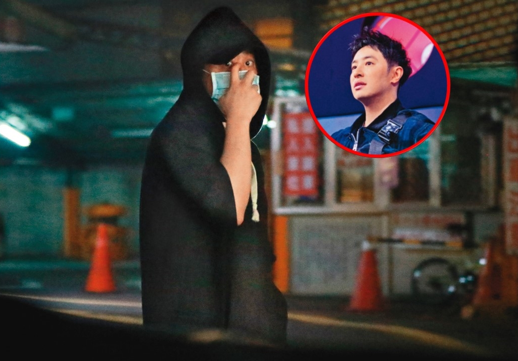 本刊直擊去年老婆臨盆前夕，潘瑋柏人在台灣，但很快飛去上海陪老婆。