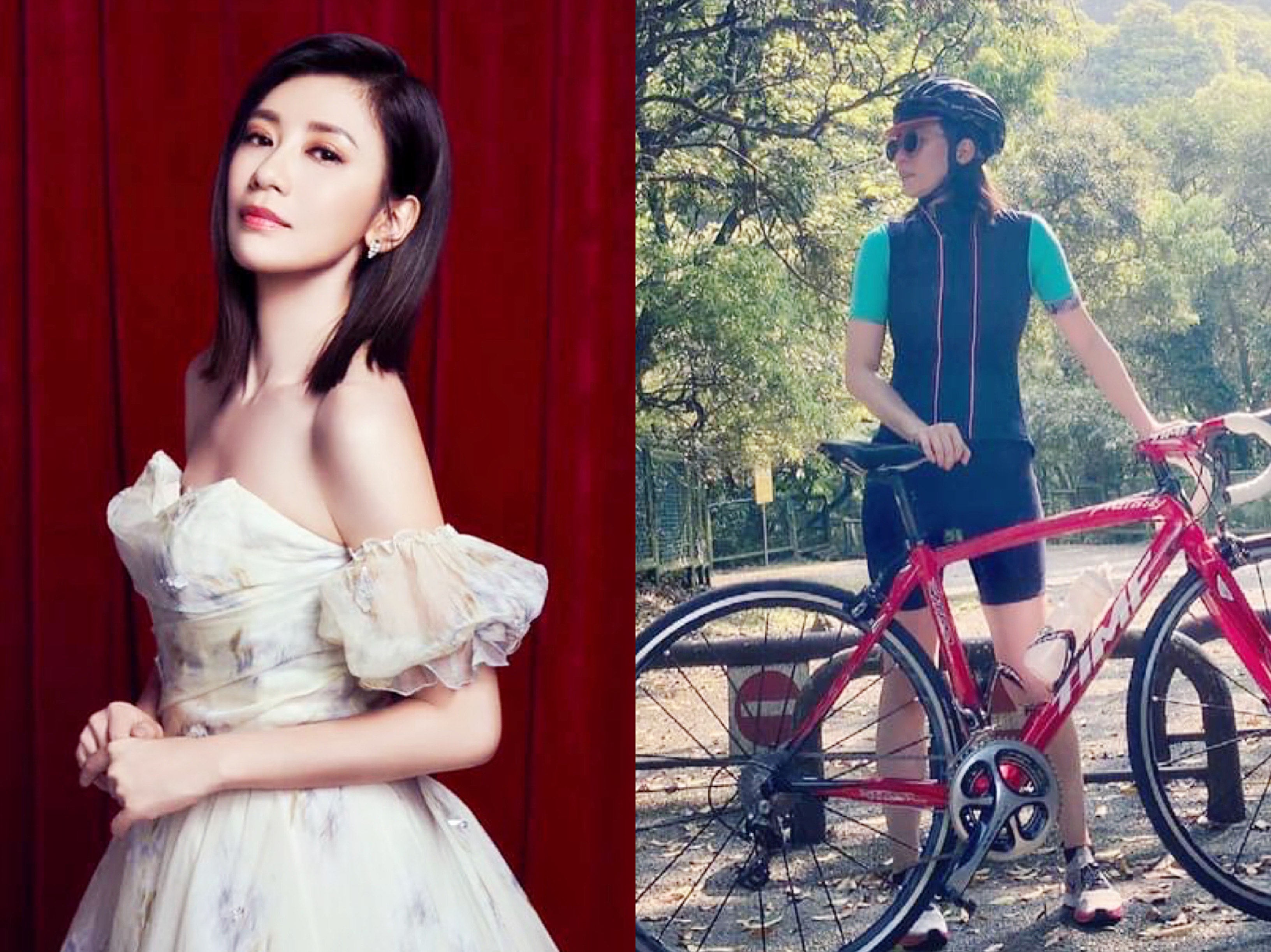 賈靜雯身為3個孩子的媽，身材保持依舊。（翻攝自賈靜雯臉書）