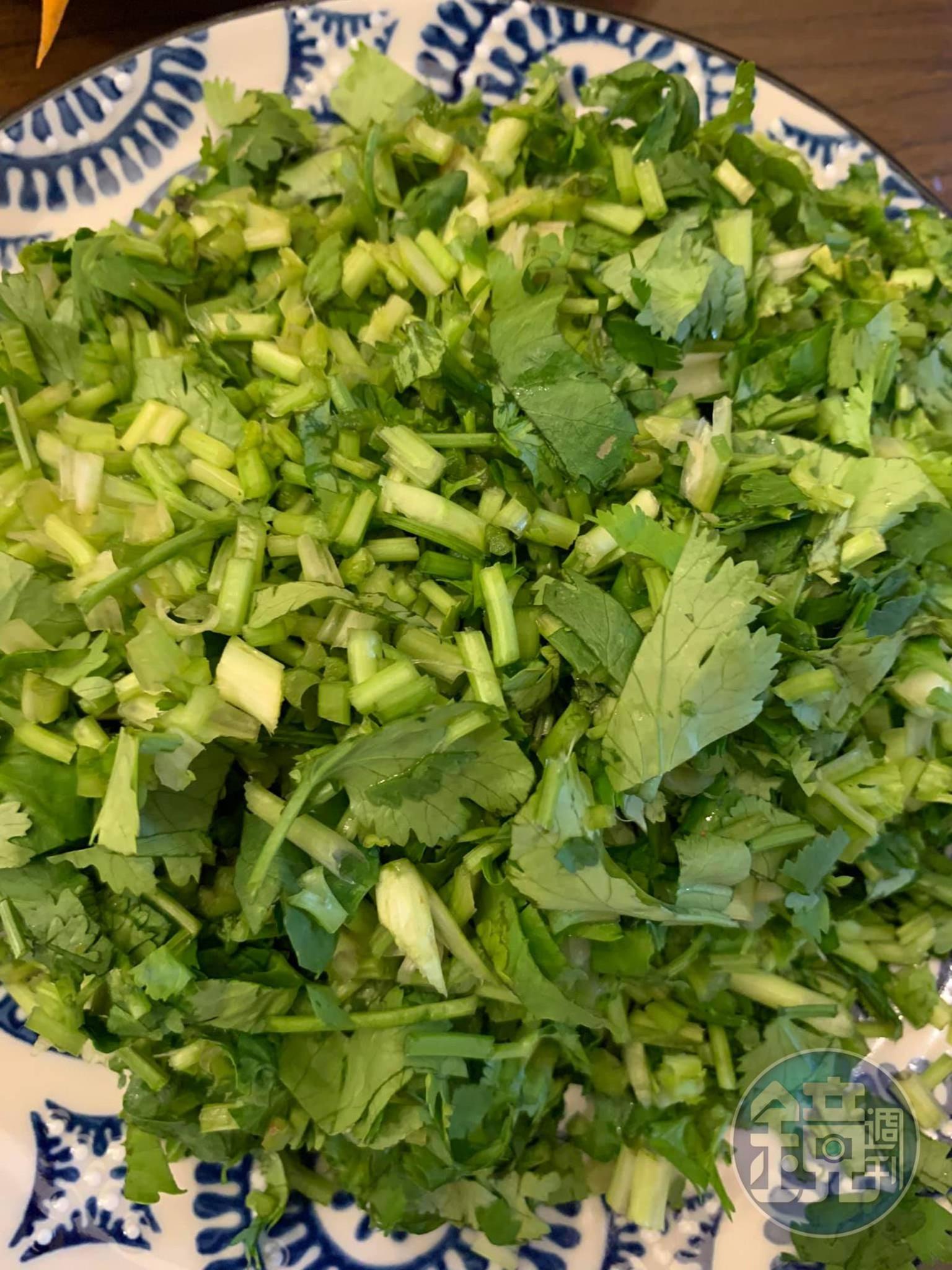 芫荽香菜（長年百歲）。