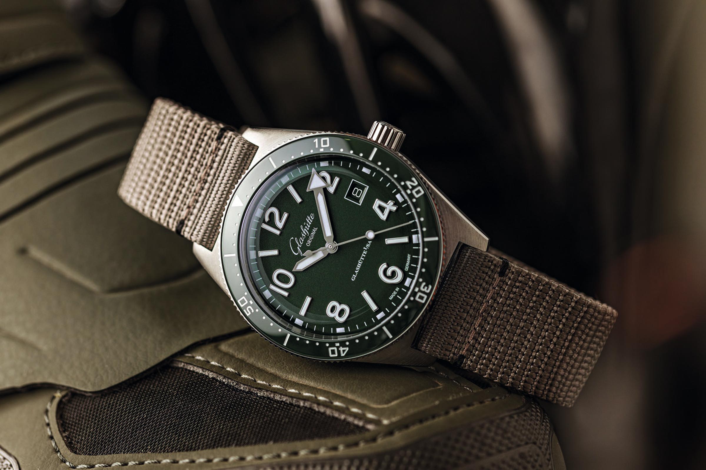 【新錶2021】格拉蘇蒂原創SeaQ腕錶蘆葦綠新色登場