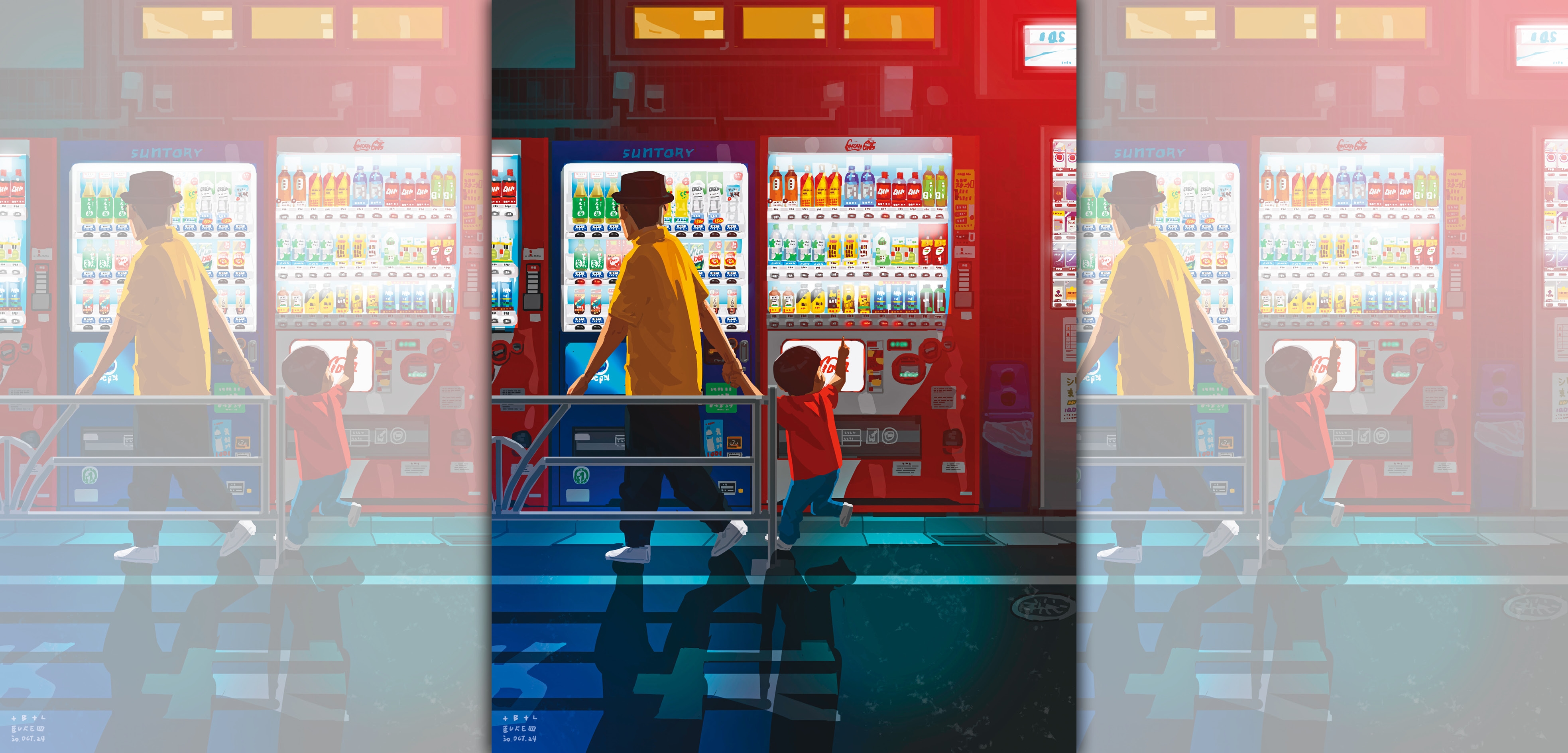 【單親爸爸週記】吸引人的販賣機