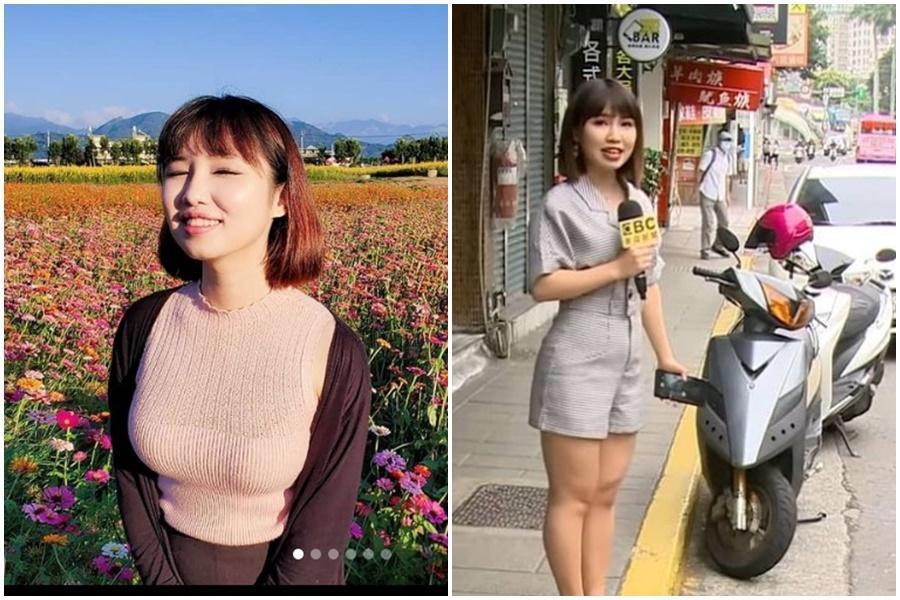 女記者因為採訪意外成為關注對象。（翻攝自IG陳韻涵）