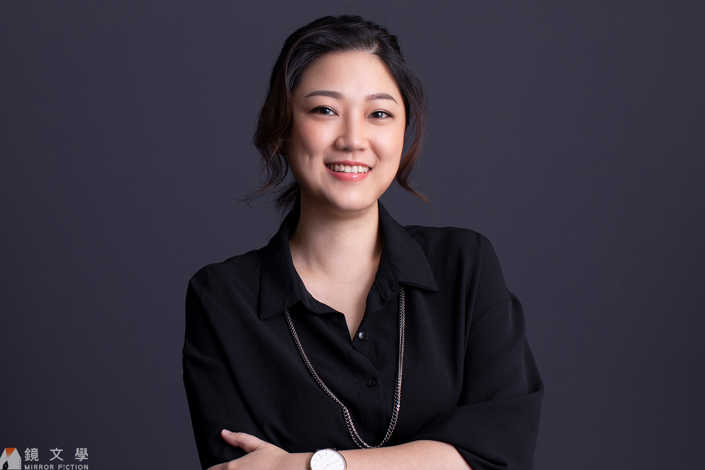 《罪夢者》原創故事暨《死了一個娛樂女記者之後》製作人、鏡文學內容籌製部總監陳昱俐。（鏡文學提供）