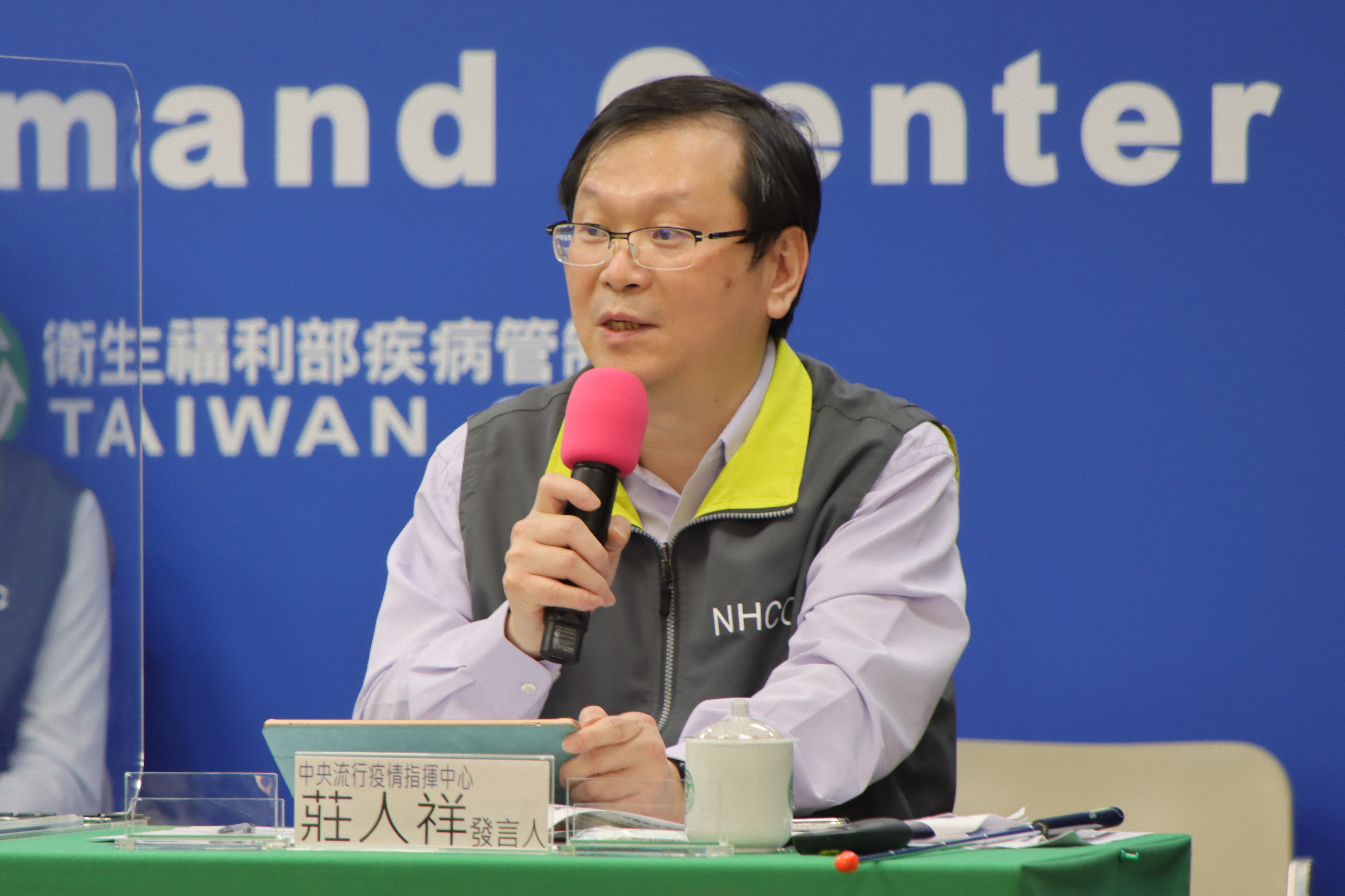 針對帛琉旅遊泡泡，莊人祥表示相關防疫措施會再商討，不過宣傳業務是觀光局的工作。（指揮中心提供）