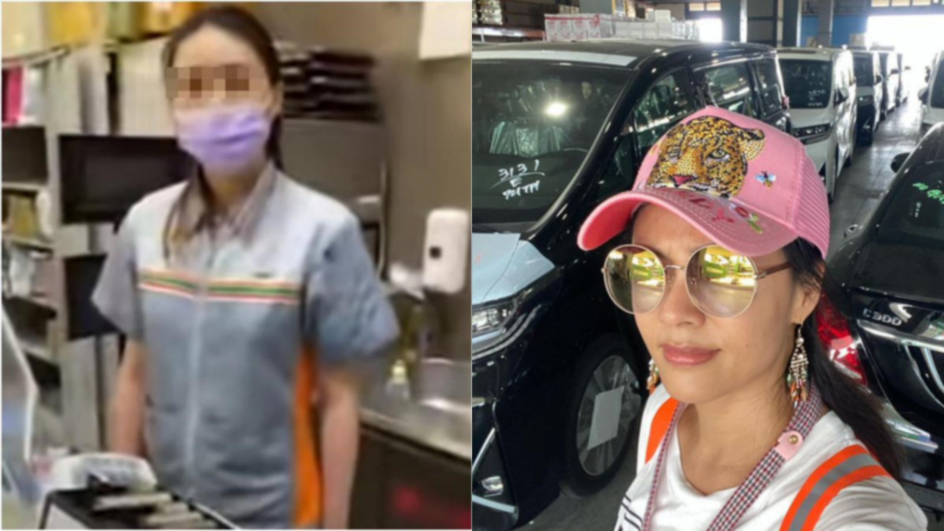愛馬仕姐在超商飆罵女店員,事後上傳影片欲公審,反遭網友撻伐。(翻攝自YouTube、IG)