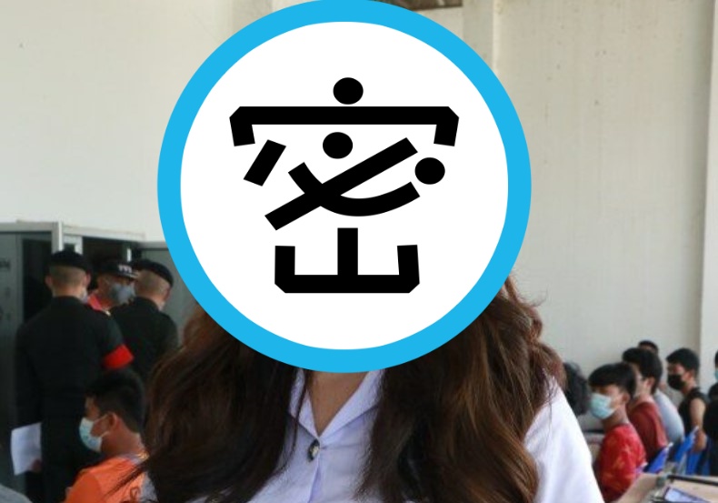 娜麗薩是帕府第三性別人士選美比賽冠軍，成為徵兵抽籤會場的矚目焦點。（翻攝自泰國頭條新聞微博）