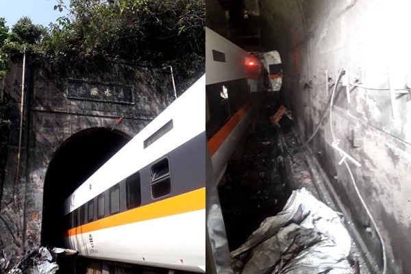 太魯閣號驚傳嚴重出軌事故，台鐵局證實列車司機員殉職。（翻攝自「阿美族的歌」臉書）