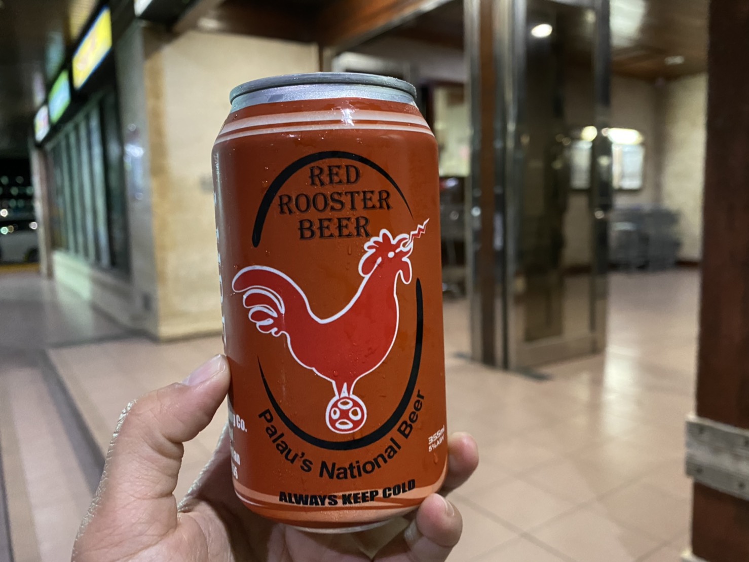 帛琉在地產的啤酒。