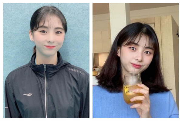 朴慧敏憑著清純外貌和逆天長腿在網路爆紅。(翻攝自p_hyemin IG)