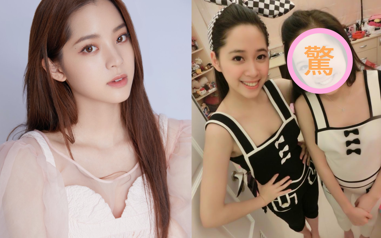 今天是兒童節，一對比歐陽娜娜現今（左圖）與童年時期（右圖右）的照片，才驚覺差那麼多！（翻攝自歐陽娜娜IG、歐陽妮妮臉書）