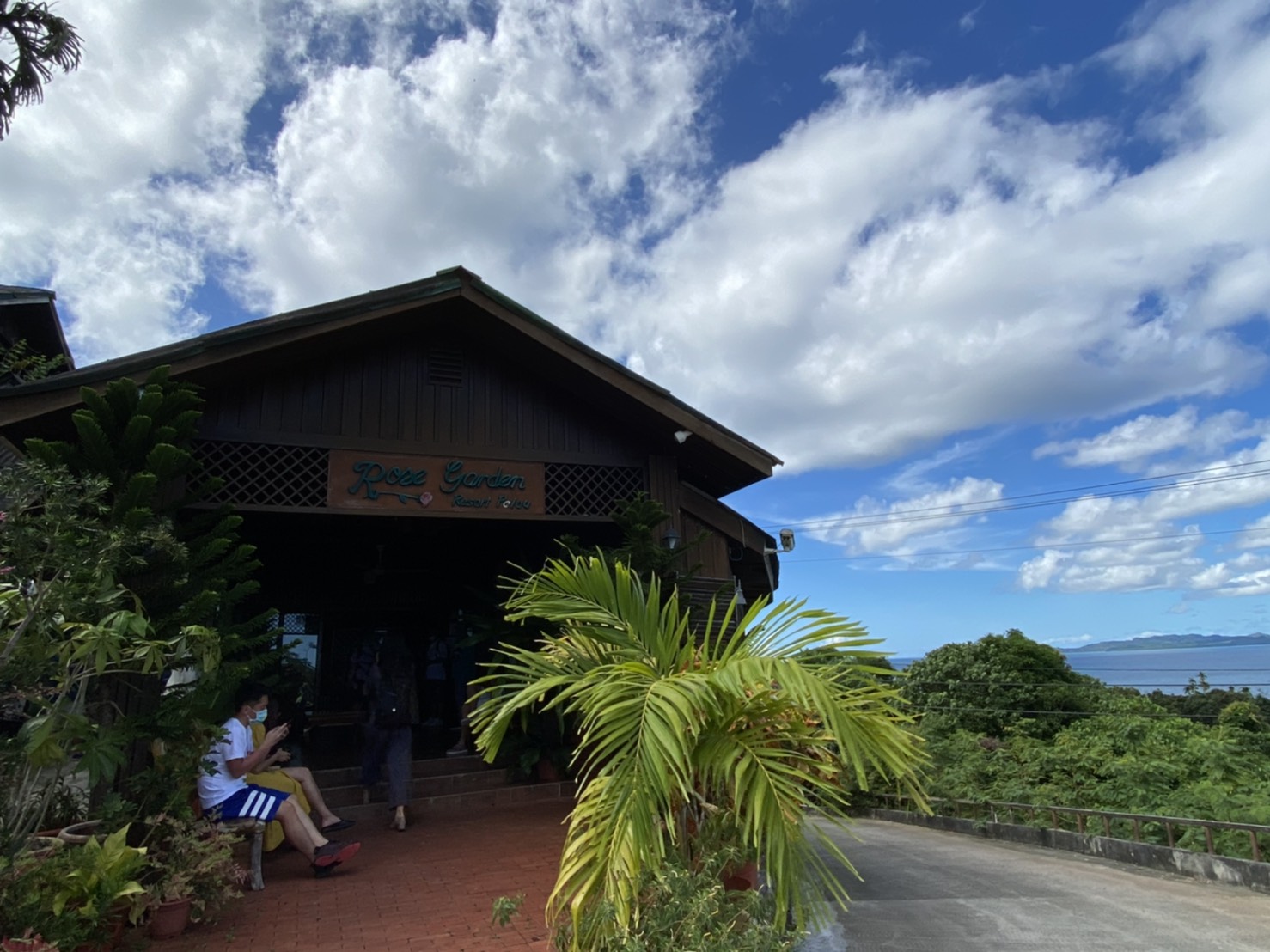 漢堡餐廳Rose Garden，在當地很有名氣。