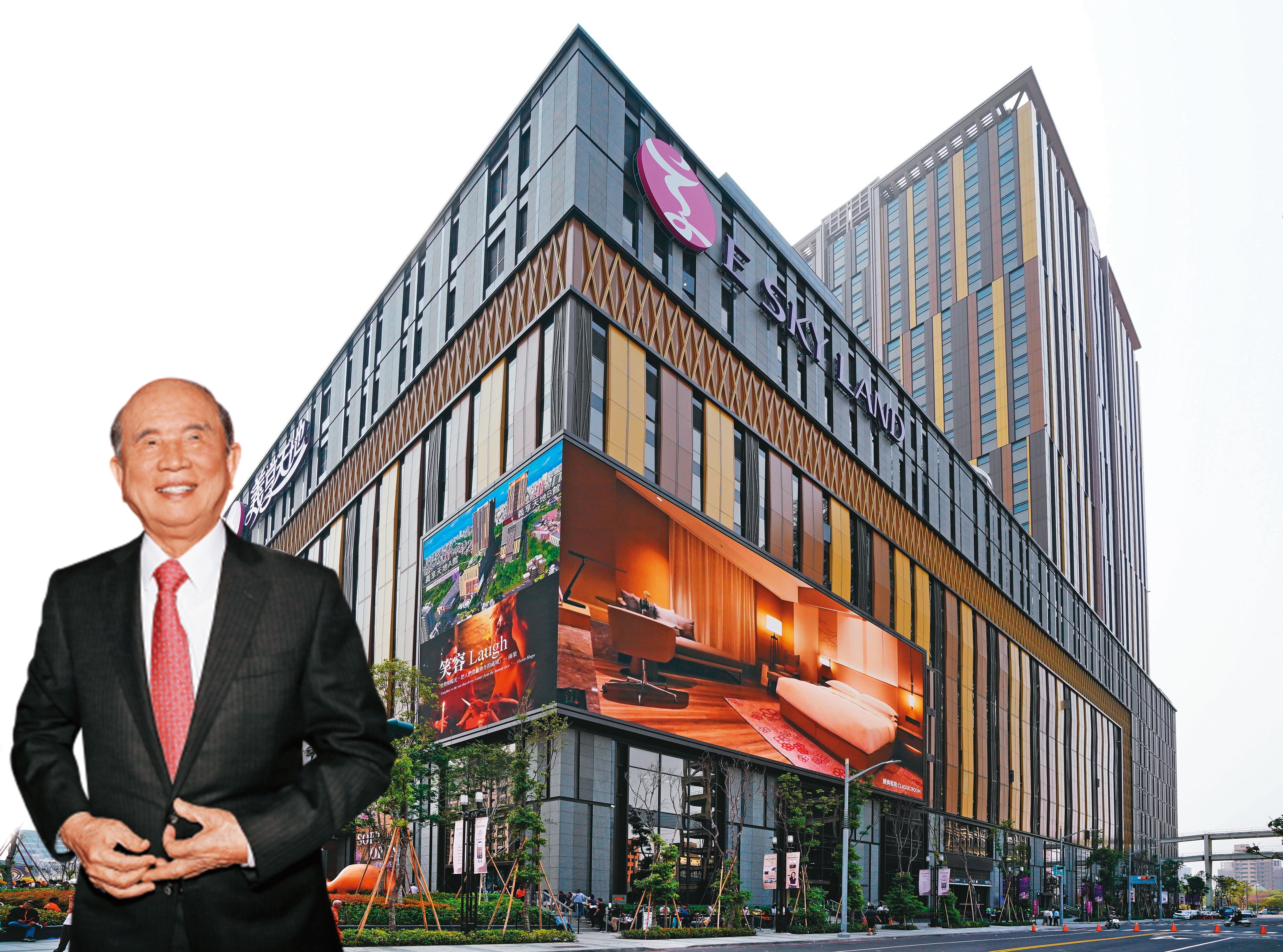 林義守大手筆投資，希望把義享天地打造成南台灣的信義計畫區。