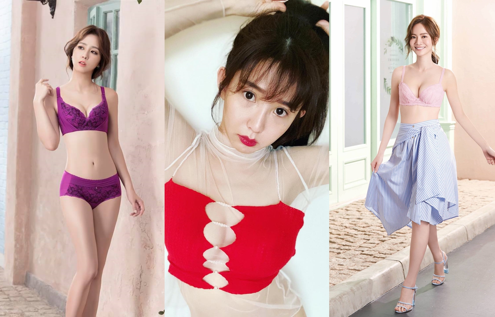 圈內也有許多上圍傲人的女星曾分享過自己的養胸祕訣！（翻攝自臉書）