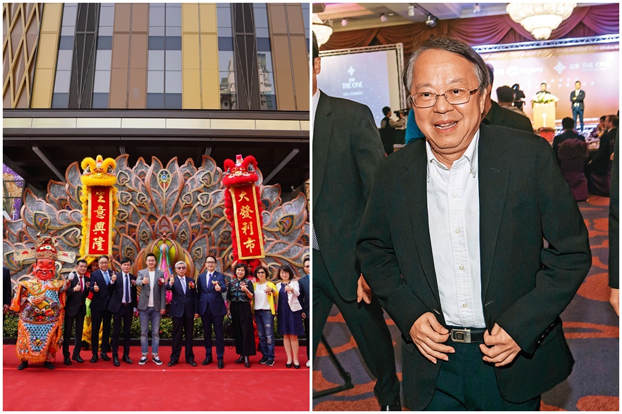 林義守大手筆打造義享天地，被視為向漢來集團創辦人侯西峰（右圖）宣戰。