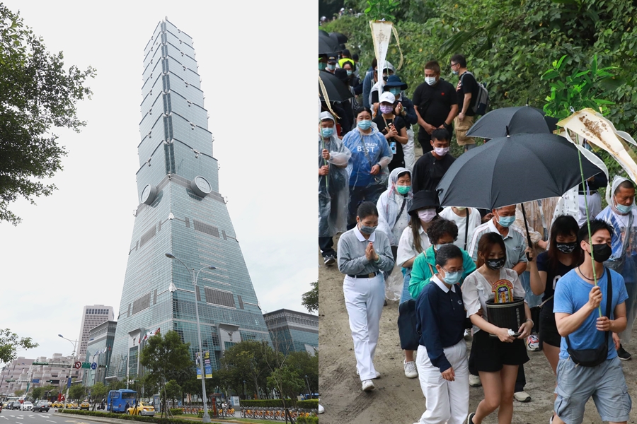 台鐵發生太魯閣號出軌意外造成50死，家屬紛紛赴花蓮招魂，台北101也宣布晚間將在大樓外牆點燈祈福。