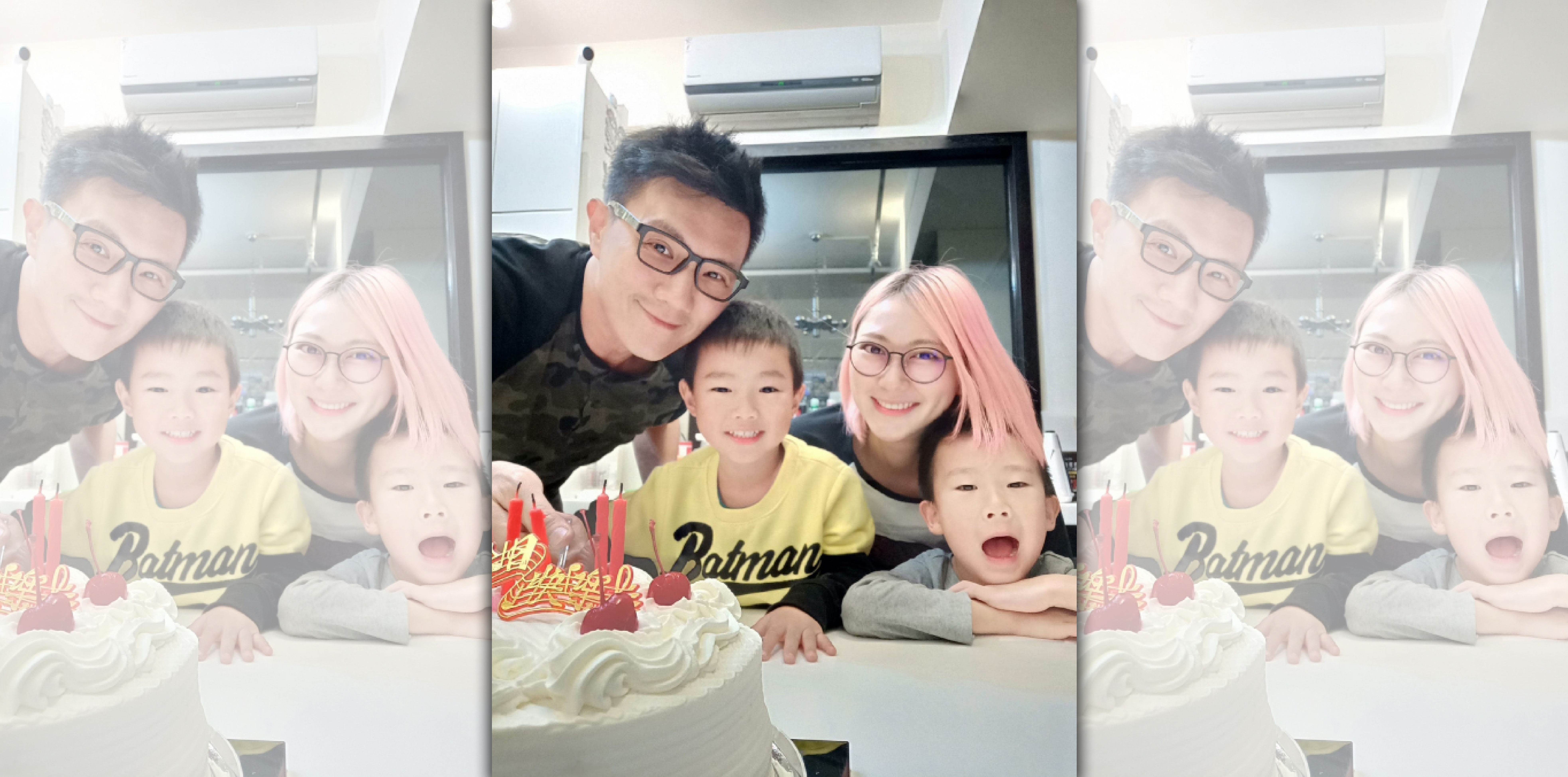 蔣偉文在兒童節推出快閃卡通，全家總動員投入配音。（艾迪昇傳播提供）