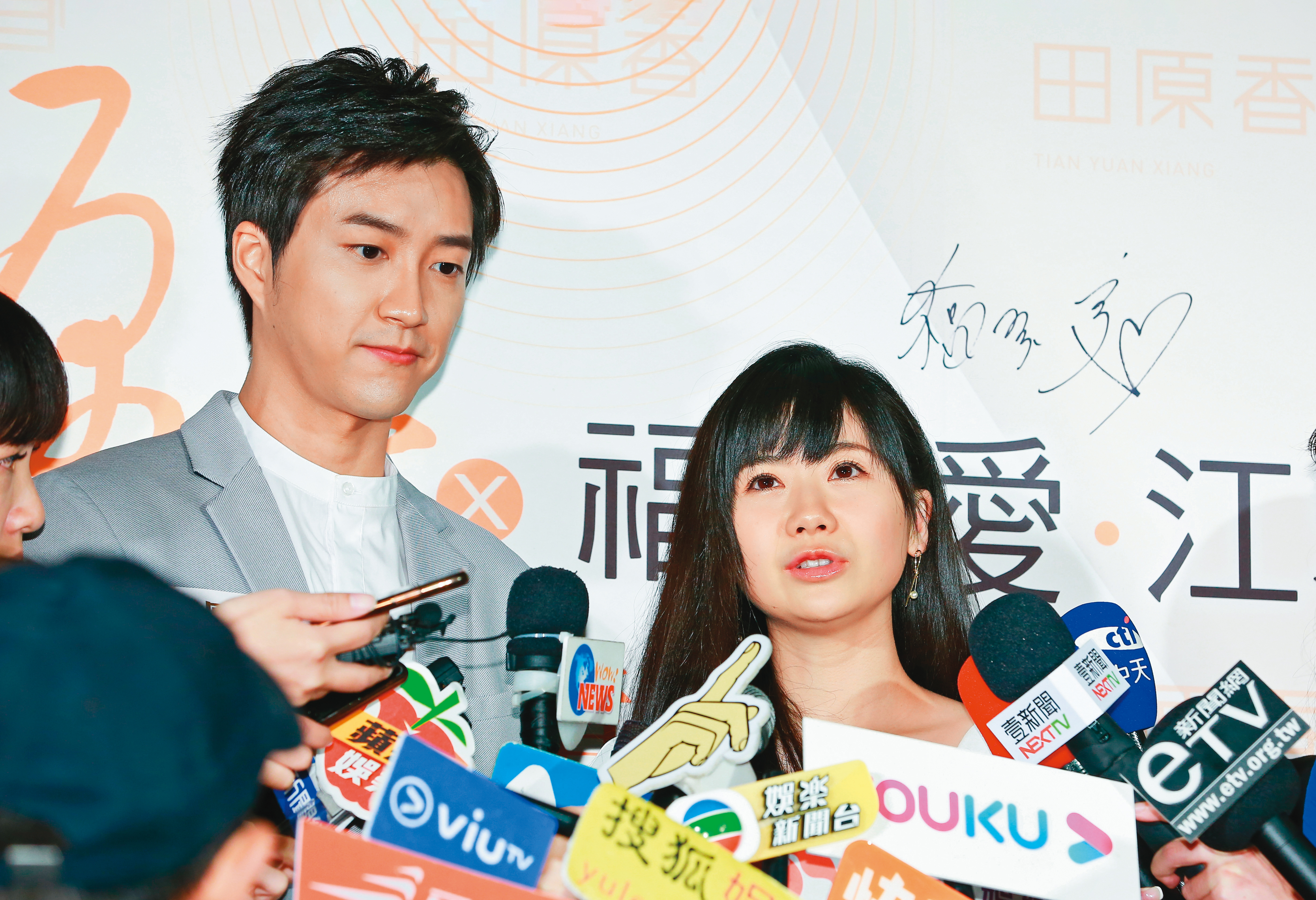 江宏傑（左）當初曾點出福原愛（右）的「兩面性」，這次他「被離婚」其實一開始有些措手不及，感覺得出用情依然至深。