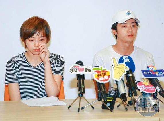 馬俊麟、王瞳拍戲拍出不倫「馬王戀」,兩人狡賴多時,馬妻梁敏婷開嗆提告,終於逼得他們開記者會認不倫。
