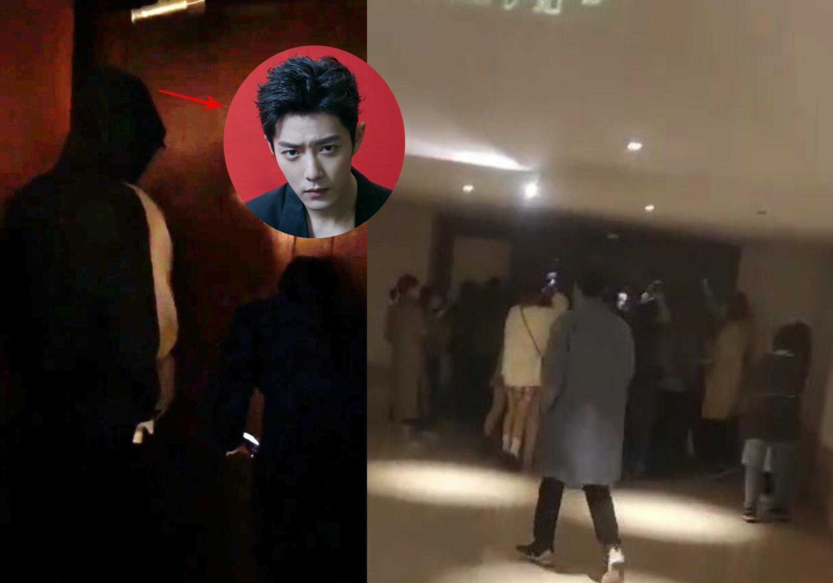 大陸男星肖戰下榻的酒店不僅圍滿了私生粉絲,粉絲還破壞密碼鎖讓他進不去房間,肖戰只好無奈用帽子將整張臉蓋住,貼著門站耍自閉。(網路圖片)