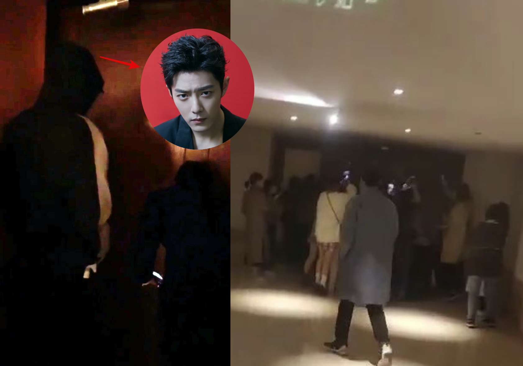 大陸男星肖戰下榻的酒店不僅圍滿了私生粉絲，粉絲還破壞密碼鎖讓他進不去房間，肖戰只好無奈用帽子將整張臉蓋住，貼著門站耍自閉。（網路圖片）