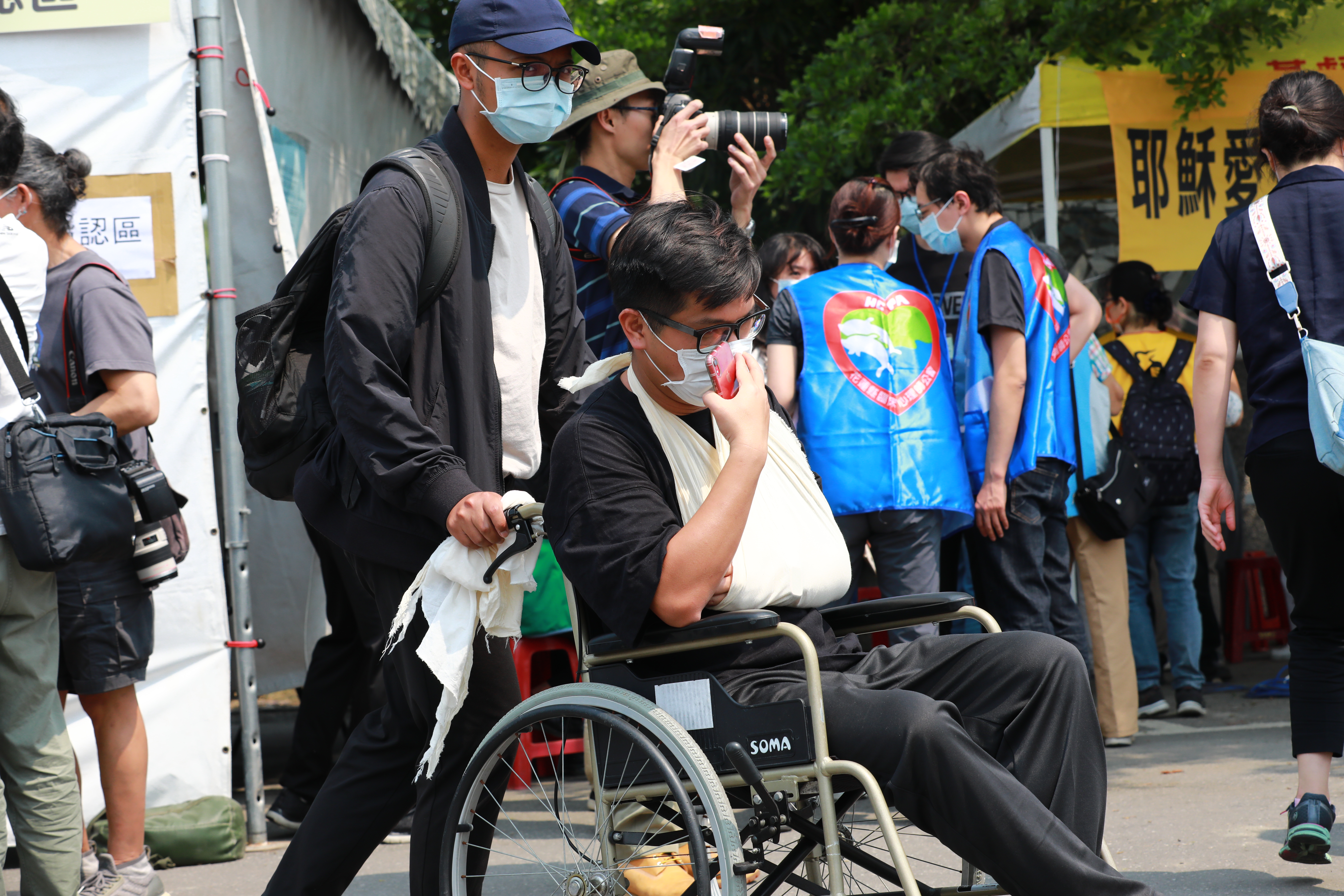 蔡總統表示，「所有的賠償支出，都不會來自愛心捐款。」