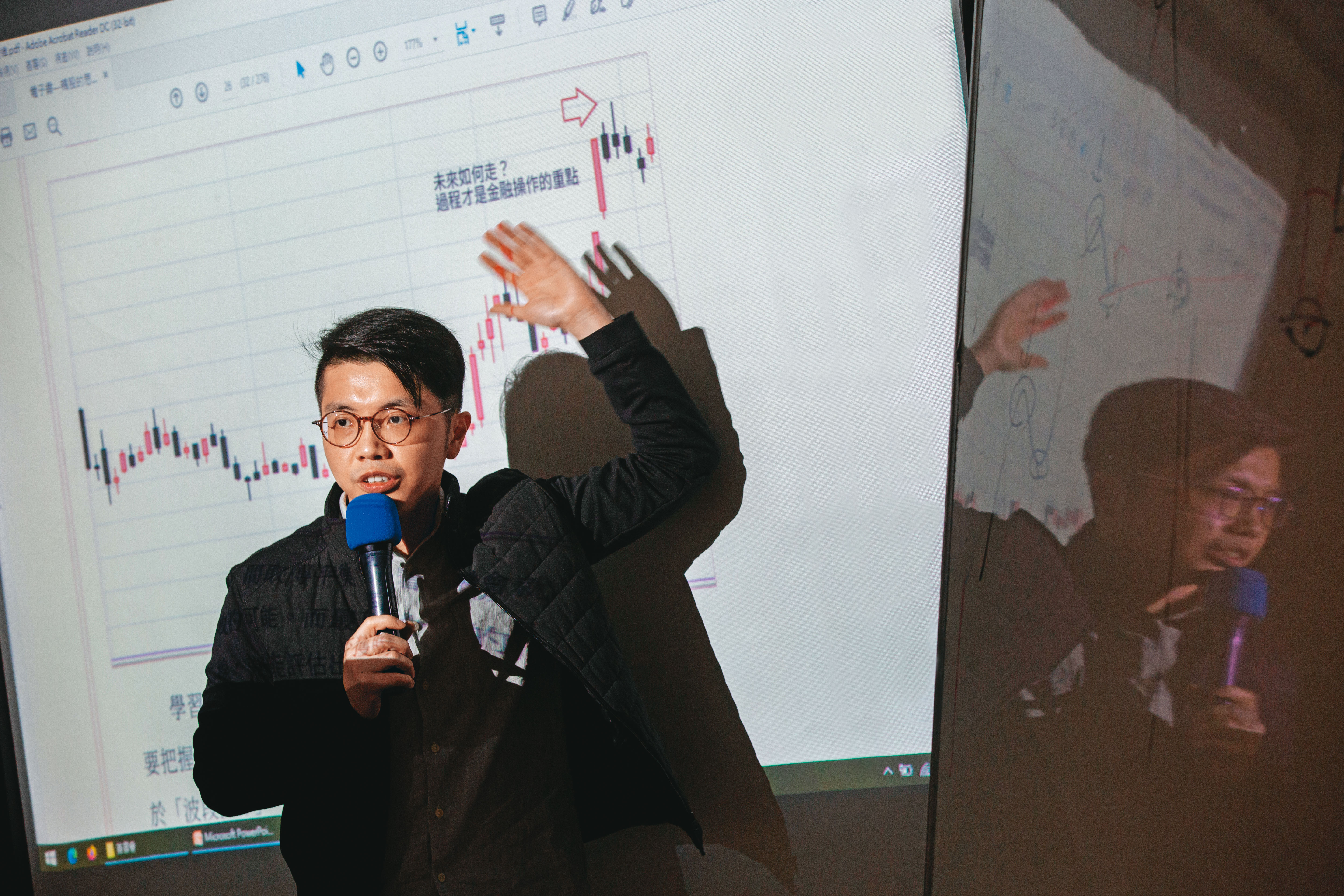 對廖崧沂來說，讀懂K線與K線的銜接關係，才能精準判斷行情。