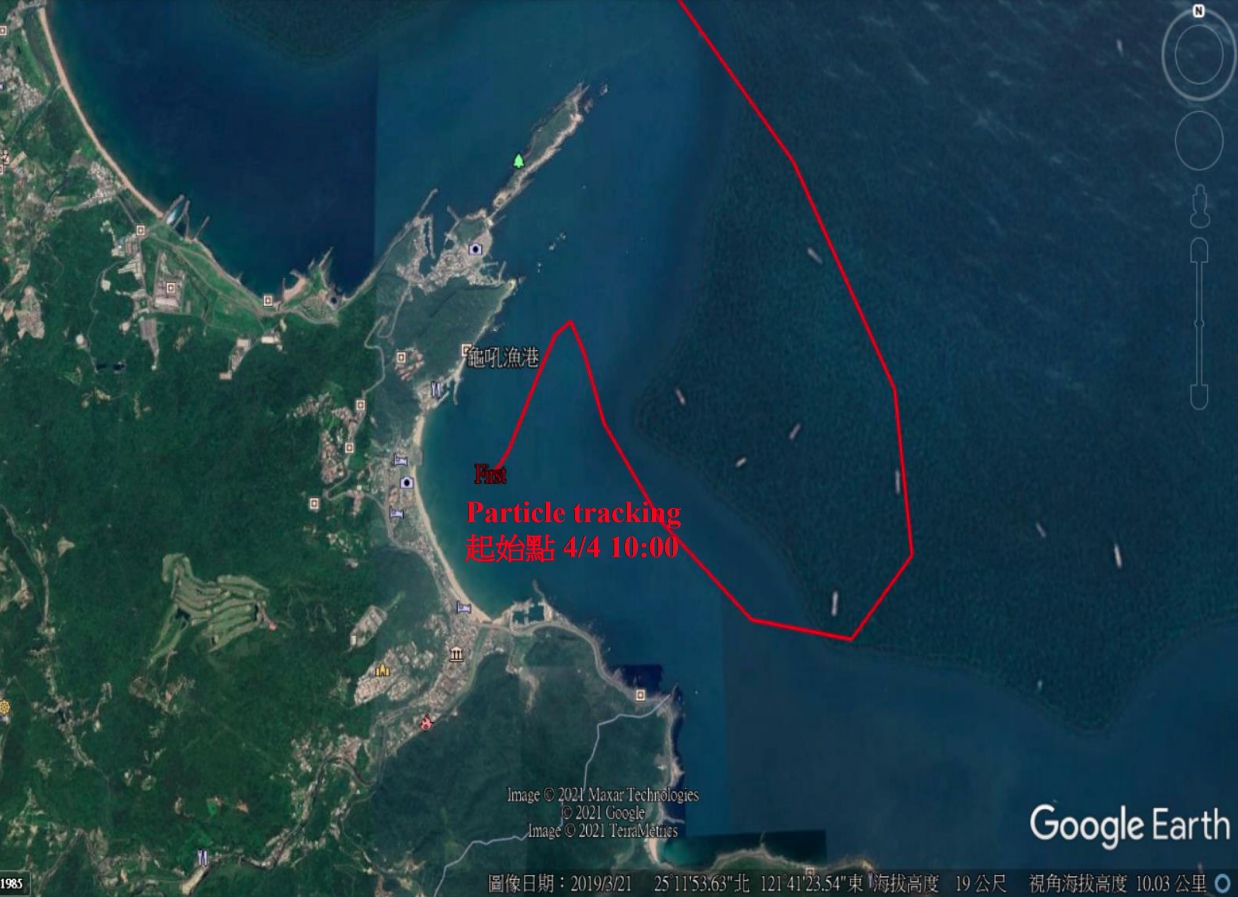 依據氣象局海象中心洋流推估,不排除海漂豬由境外漂入可能性。(中央災害應變中心提供)